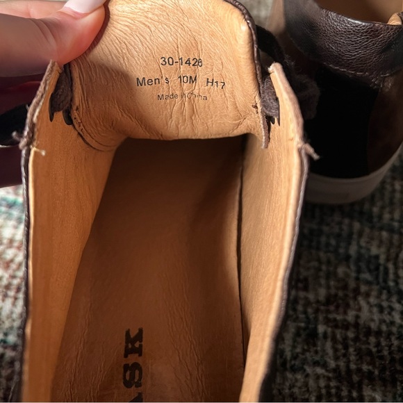 Trask High Top Suede & Leather Sneaker - Picture 5 of 5